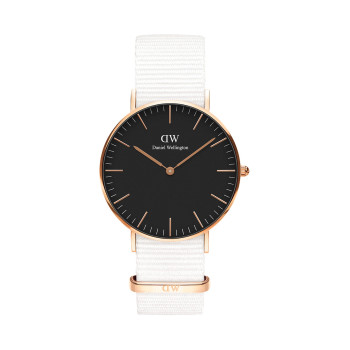 Montre à quartz en acier inoxydable plaqué or rose Classic Dover - 02 - 33646456