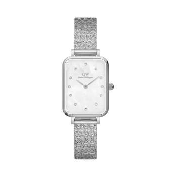 Montre à quartz en acier et nacre Lumine S - Argenté et blanc - 20 x 26 mm - 02 - 33646136