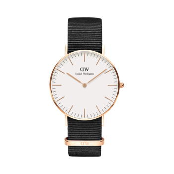 Montre à quartz en acier inoxydable plaqué or rose Classic Cornwall - 02 - 33646451