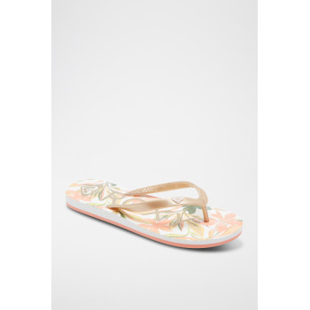 Tongs - Blanc et rose - Roxy - 02 - 33520551