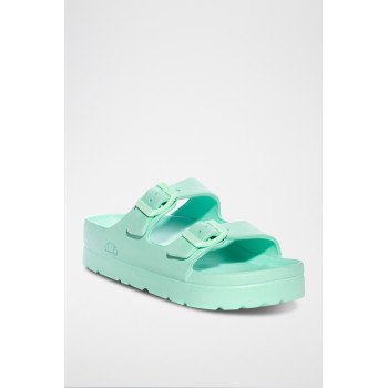 Mules plateformes - Turquoise - 02 - 33634706