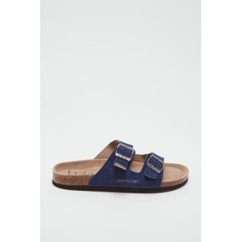 Mules Figen - Bleu marine - 02 - 33593206