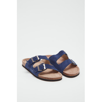 Mules Figen - Bleu marine - 02 - 33593206