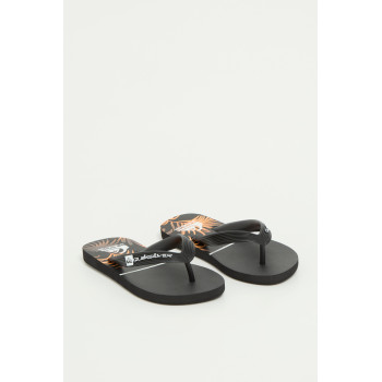 Tongs - Noir et orange - Quiksilver - 02 - 33520586