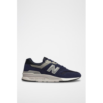 Sneakers en nubuck 997H - Bleu marine - 02 - 33593713