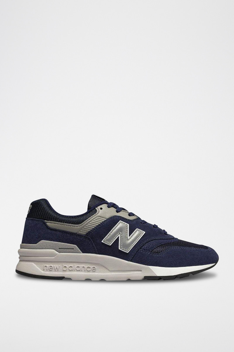 Sneakers en nubuck 997H - Bleu marine - 02 - 33593713