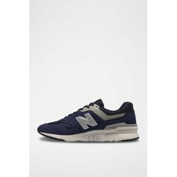 Sneakers en nubuck 997H - Bleu marine - 02 - 33593713