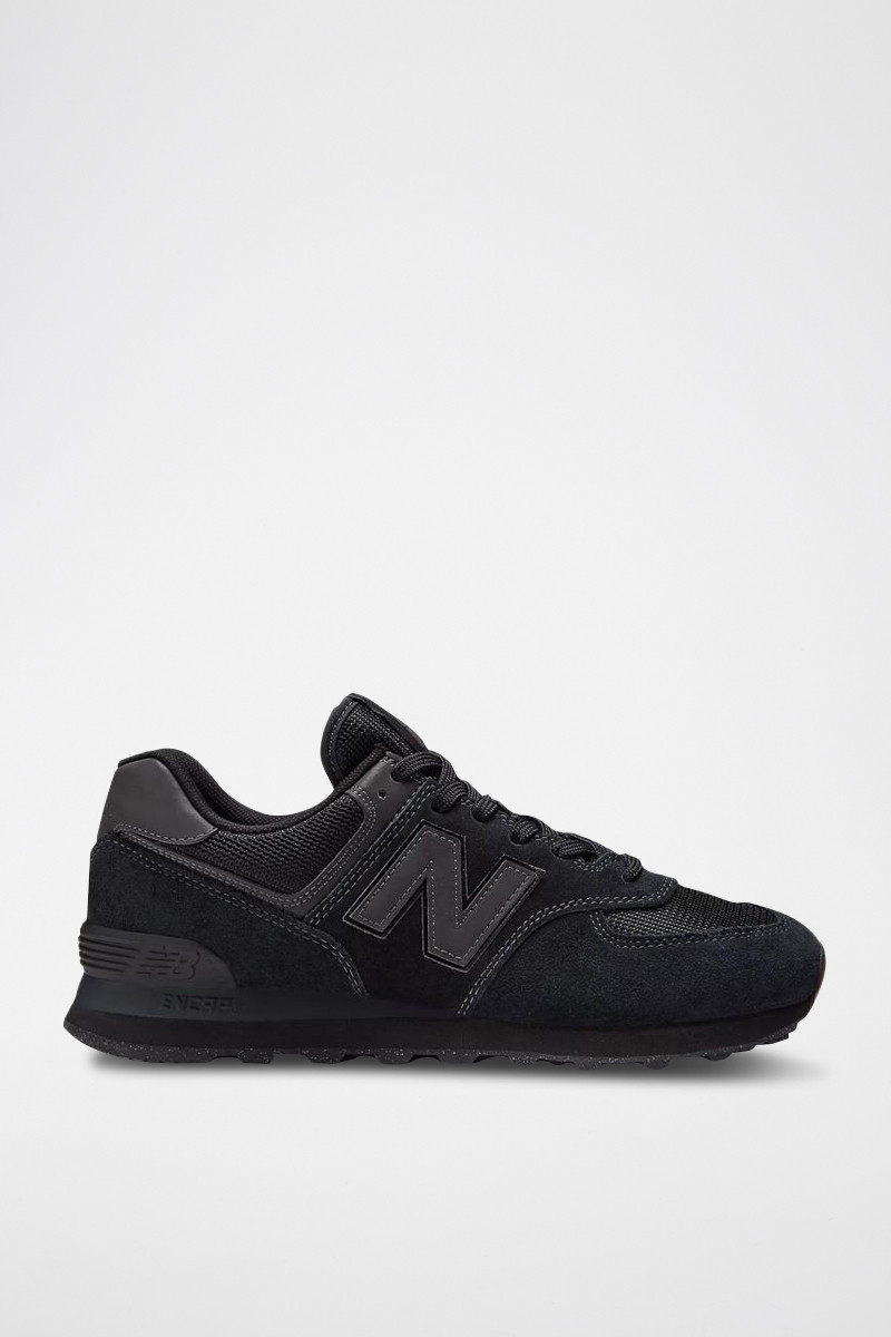 Sneakers en nubuck ML574 - Noir - 02 - 33593304