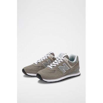 Sneakers en nubuck ML574 - Gris - 02 - 33593305