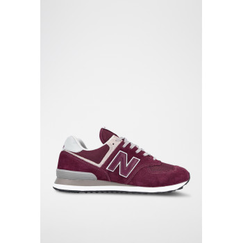 Sneakers en nubuck ML574 - Bordeaux - 02 - 33593306