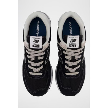 Sneakers en nubuck ML574 - Noir - 02 - 33593734