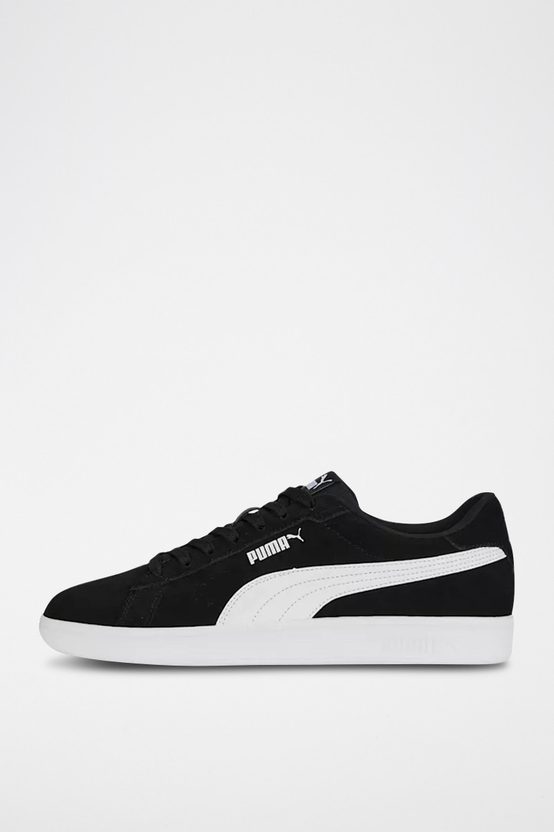 Sneakers en nubuck Smash 3 Sd - Noir et blanc - 02 - 33593759