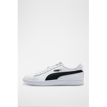 Sneakers en cuir Puma Smash V2 - Blanc et noir - 02 - 33593772