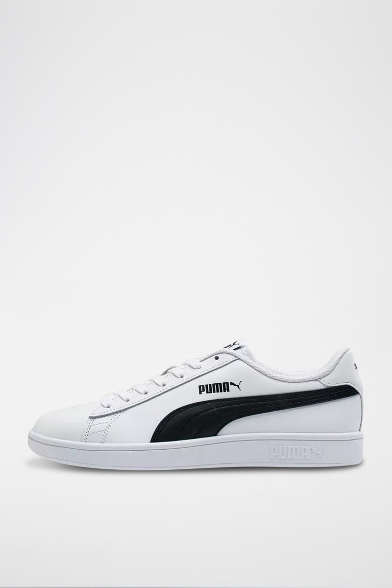 Sneakers en cuir Puma Smash V2 - Blanc et noir - 02 - 33593772