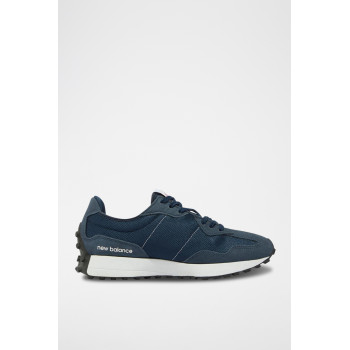 Sneakers en nubuck MS327 - Bleu et blanc - 02 - 33593715