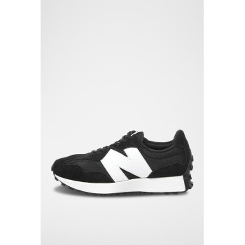 Sneakers en nubuck MS327 - Noir et blanc - 02 - 33593959