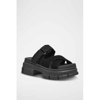 Mules plateformes Ashton Slide - Noir - 02 - 33593479