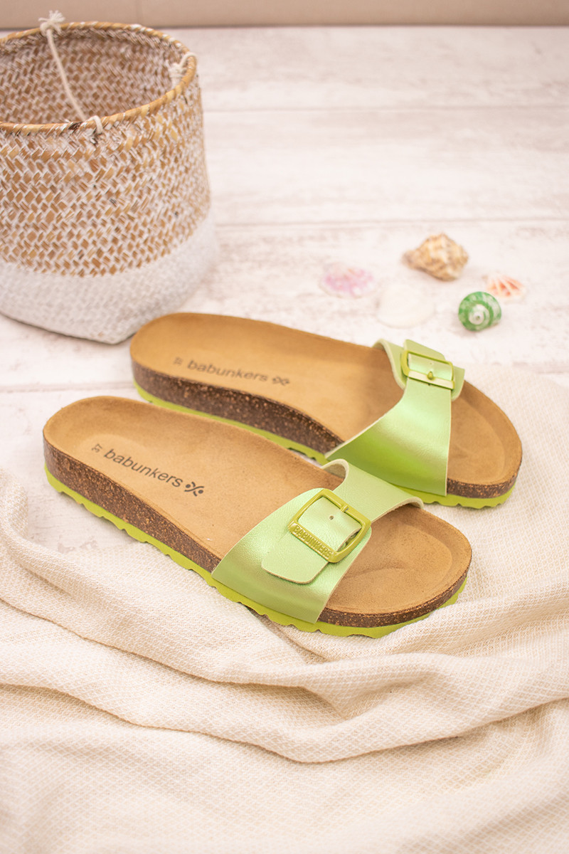 Mules Kloe - Vert - 02 - 33727435