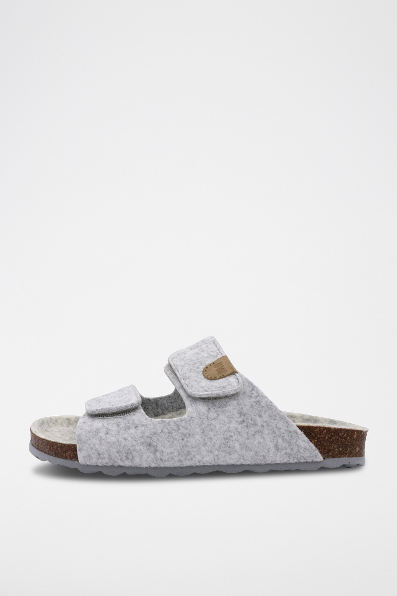 Mules - Gris clair chiné - 02 - 33727499