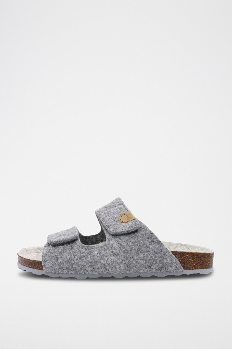 Mules - Gris chiné - 02 - 33727501