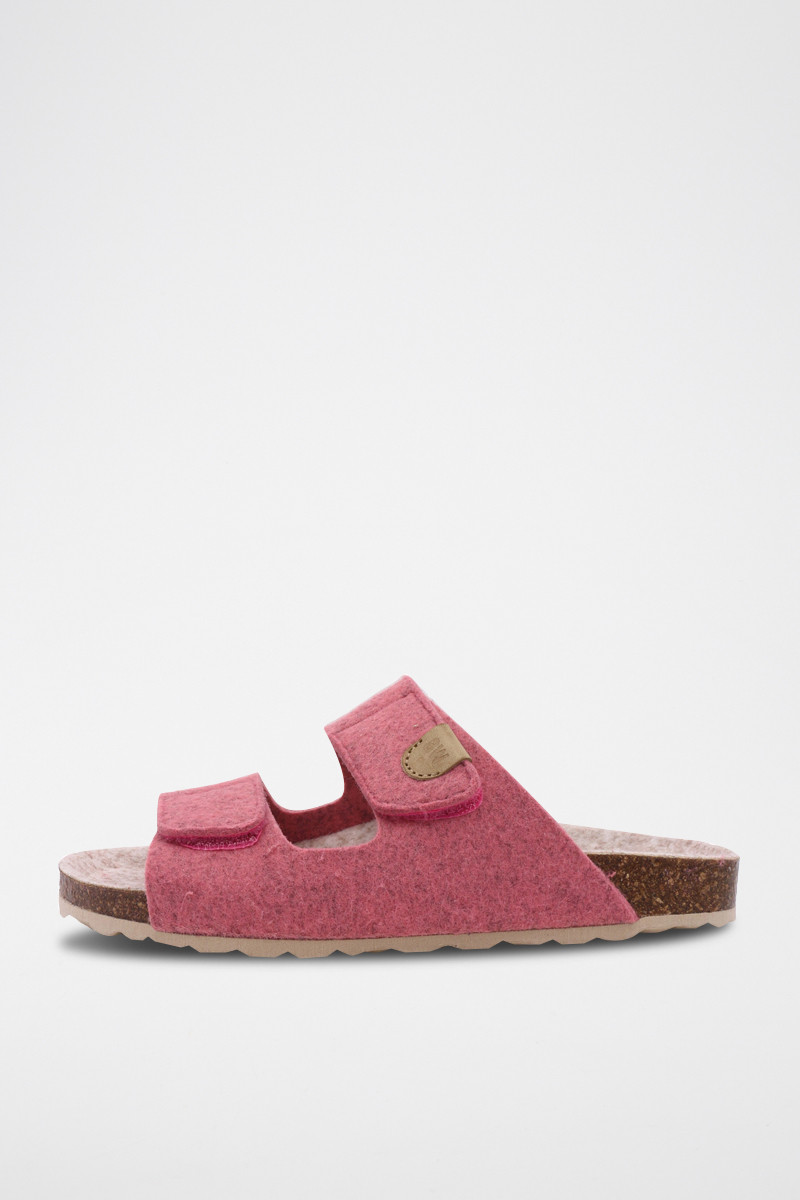 Mules - Fuchsia chiné - 02 - 33727502