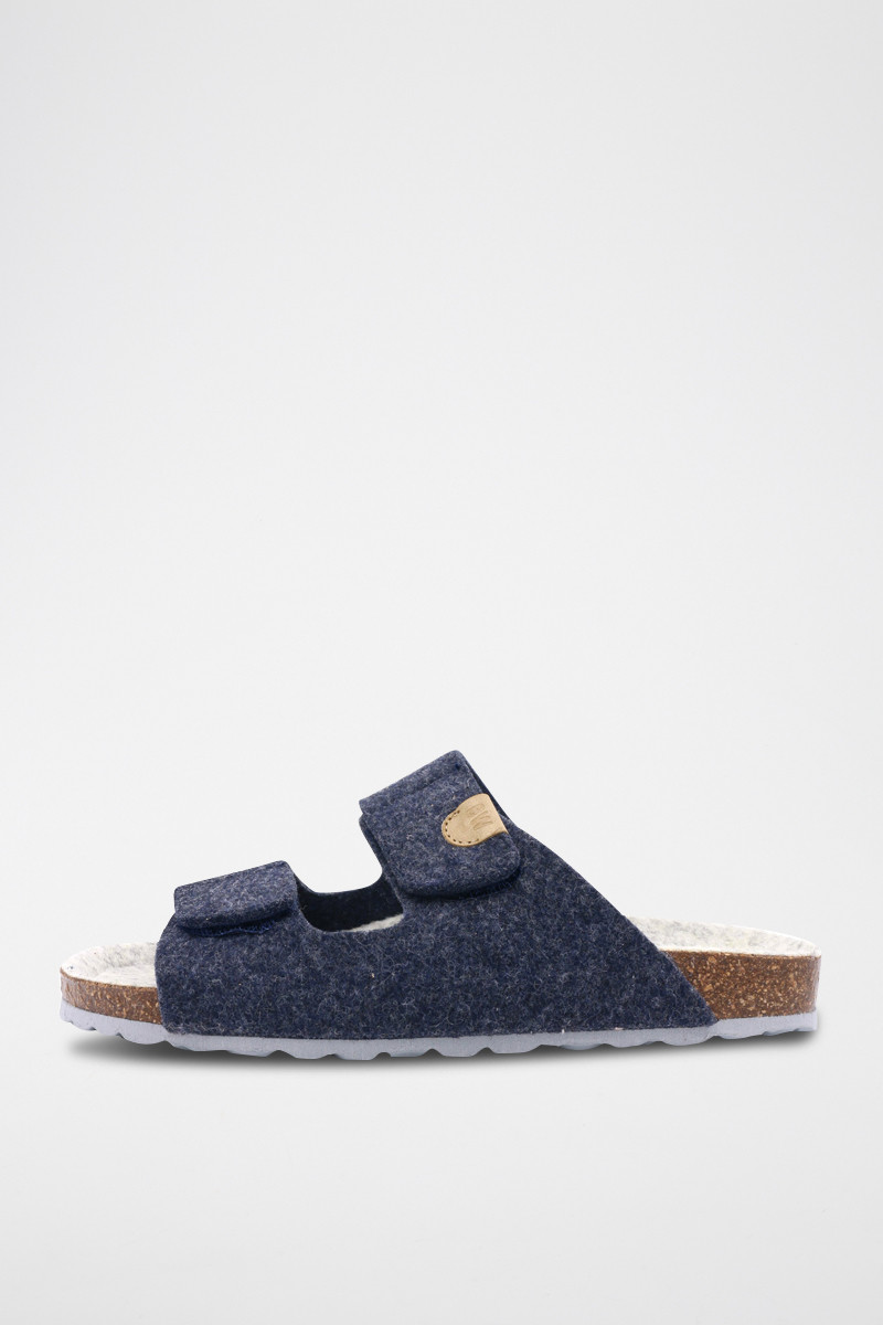 Mules - Bleu marine chiné - 02 - 33727503