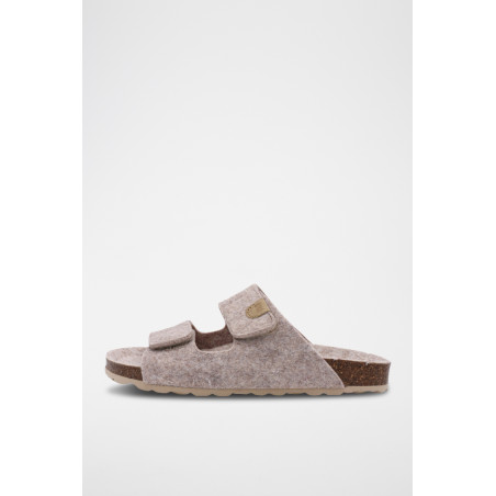 Mules - Taupe chiné - 02 - 33727505