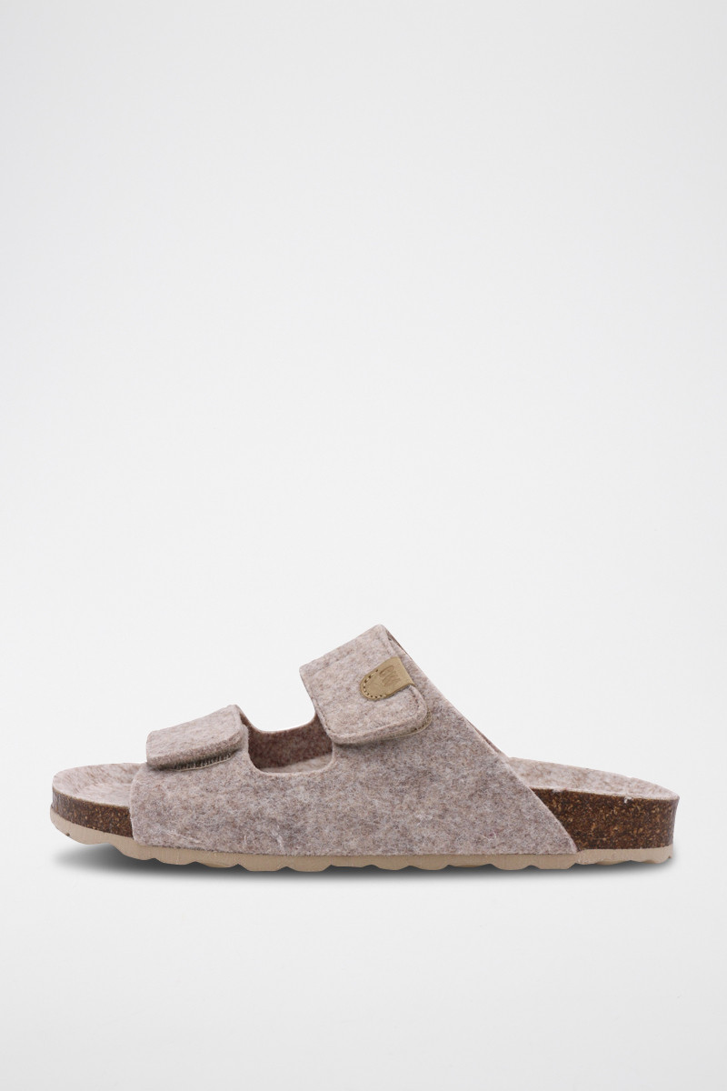 Mules - Taupe chiné - 02 - 33727505