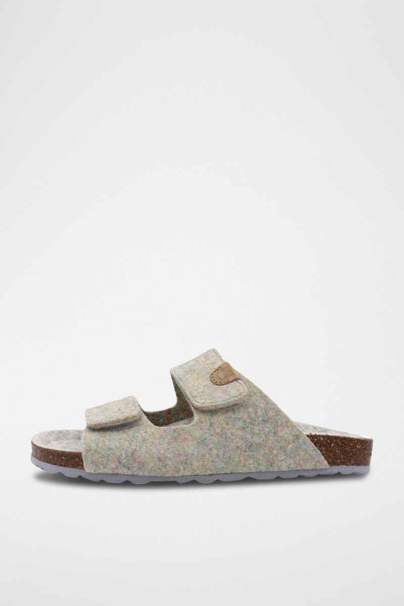 Mules - Gris chiné - 02 - 33727507