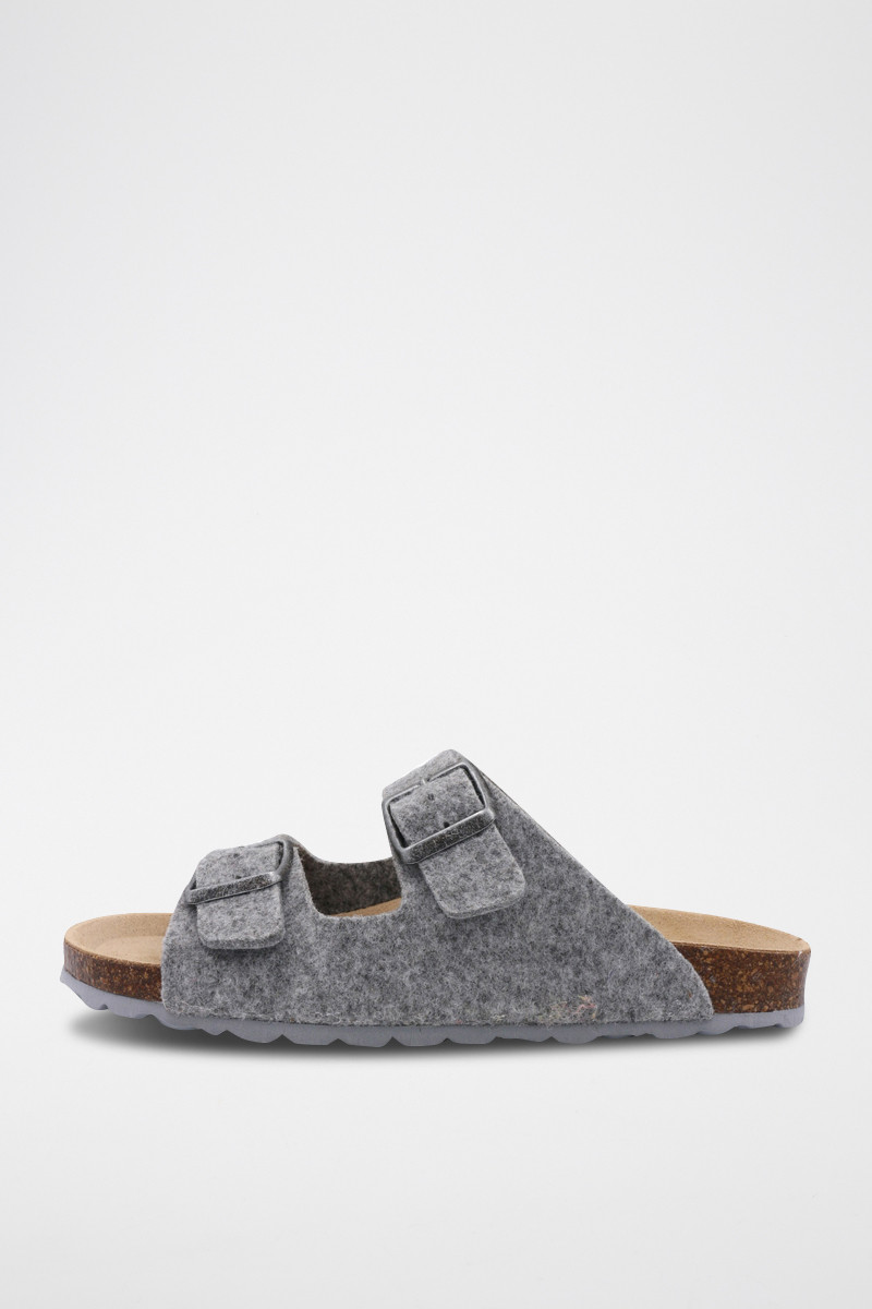 Mules - Gris chiné - 02 - 33727519