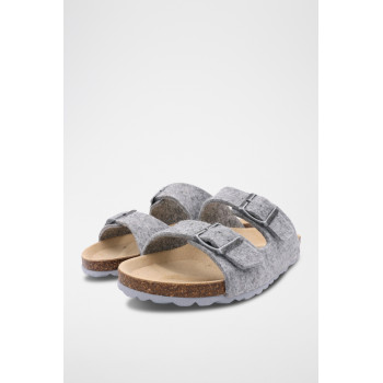 Mules - Gris chiné - 02 - 33727519