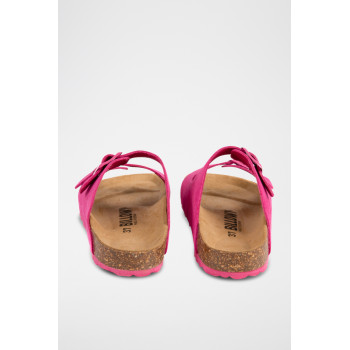 Mules en nubuck - Fuchsia - 02 - 33727567