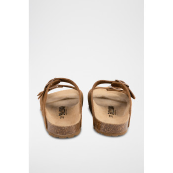 Mules en nubuck - Camel - 02 - 33727568