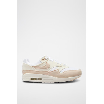 Nike Air Max 1  87 en nubuck - Blanc - 02 - 33592525