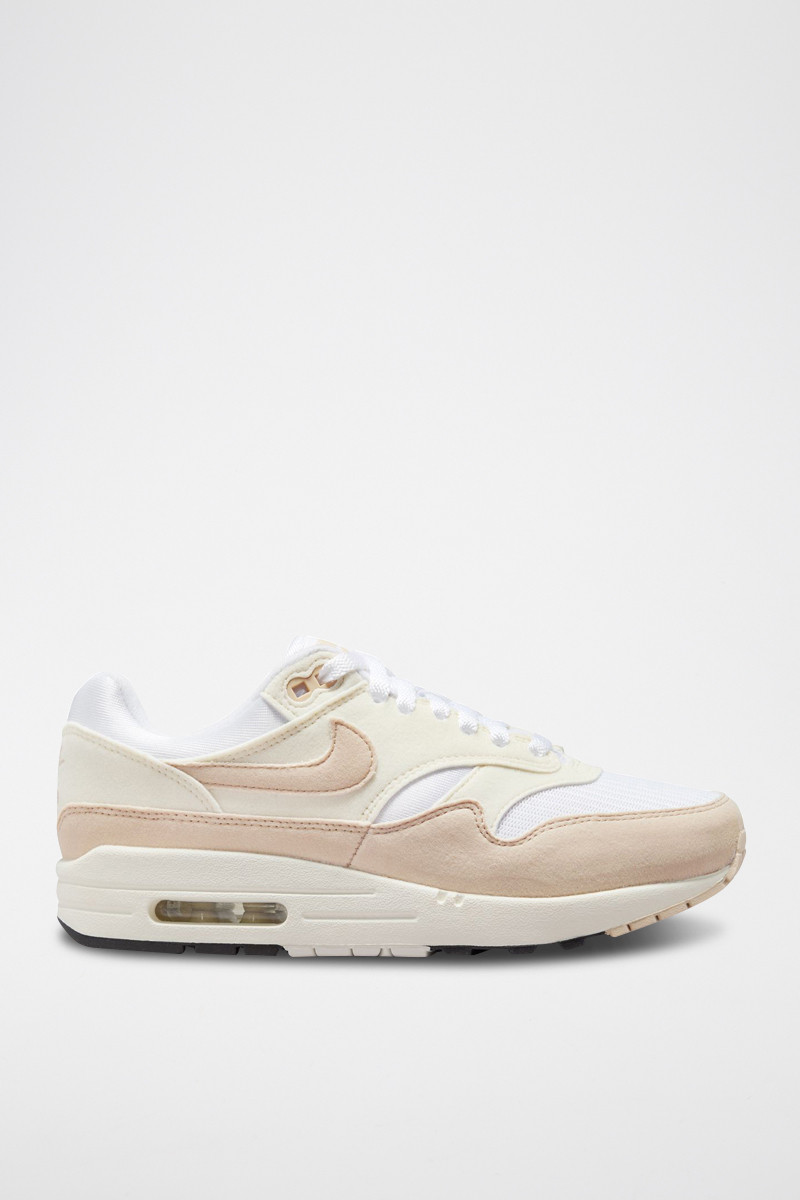 Nike Air Max 1  87 en nubuck - Blanc - 02 - 33592525