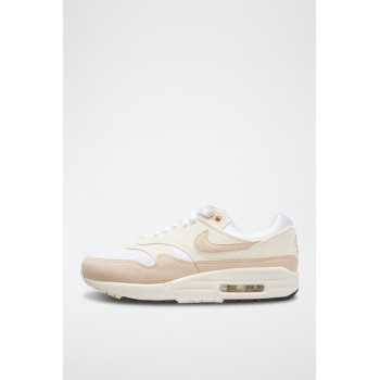 Nike Air Max 1  87 en nubuck - Blanc - 02 - 33592525