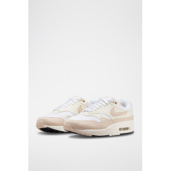 Nike Air Max 1  87 en nubuck - Blanc - 02 - 33592525