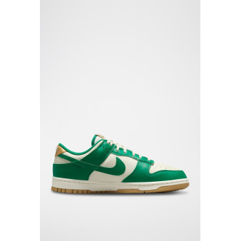 Dunk Low en cuir - Blanc et vert - 02 - 33586874