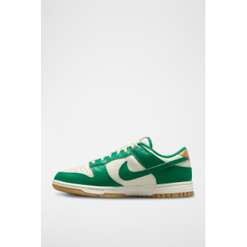 Dunk Low en cuir - Blanc et vert - 02 - 33586874