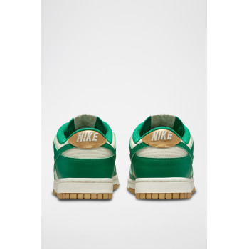 Dunk Low en cuir - Blanc et vert - 02 - 33586874