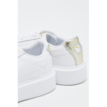 Sneakers plateformes Oslo Maja Clean Metal - Blanc - 02 - 33720102