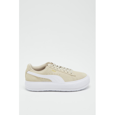 Sneakers plateformes en nubuck Suede Mayu - Beige - 02 - 33720116