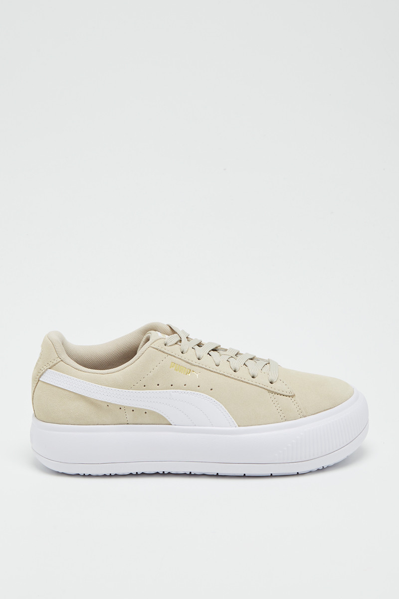 Sneakers plateformes en nubuck Suede Mayu - Beige - 02 - 33720116