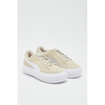 Sneakers plateformes en nubuck Suede Mayu - Beige - 02 - 33720116