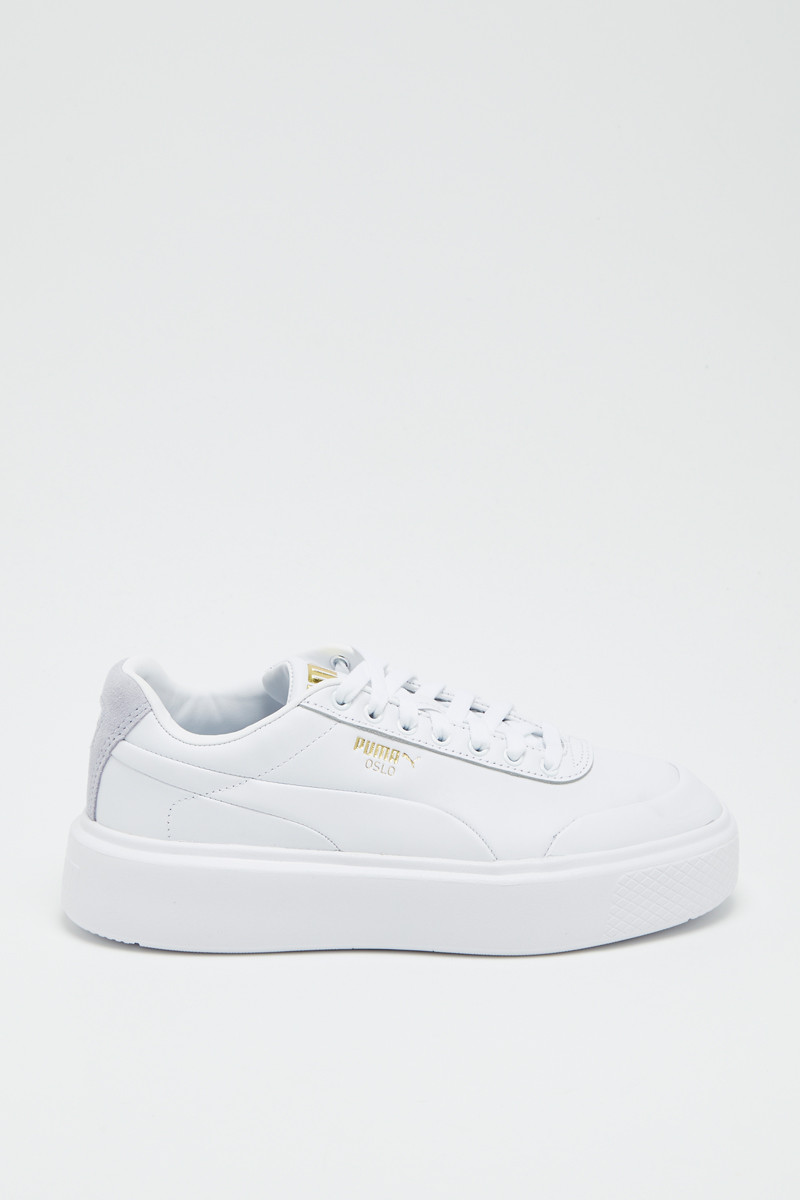 Sneakers plateformes en cuir Oslo Maja Clean S - Blanc - 02 - 33720118