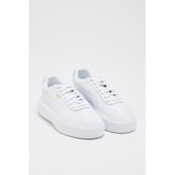 Sneakers plateformes en cuir Oslo Maja Clean S - Blanc - 02 - 33720118