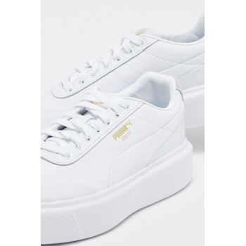 Sneakers plateformes en cuir Oslo Maja Clean S - Blanc - 02 - 33720118