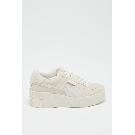 Sneakers plateformes en cuir Cali Wedge Tonal - Beige - 02 - 33720124