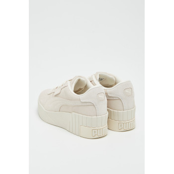 Sneakers plateformes en cuir Cali Wedge Tonal - Beige - 02 - 33720124