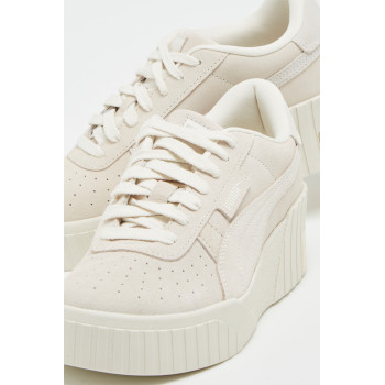 Sneakers plateformes en cuir Cali Wedge Tonal - Beige - 02 - 33720124